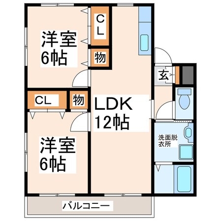 ウエストヴィレッジⅠの物件間取画像